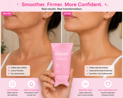 Cutee's Collagen Gua Sha Neck Wrinkle Cream