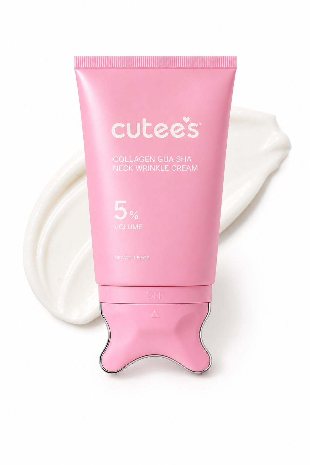 Cutee's Collagen Gua Sha Neck Wrinkle Cream